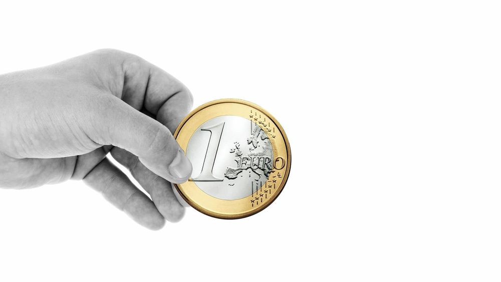 Hand mit Euro